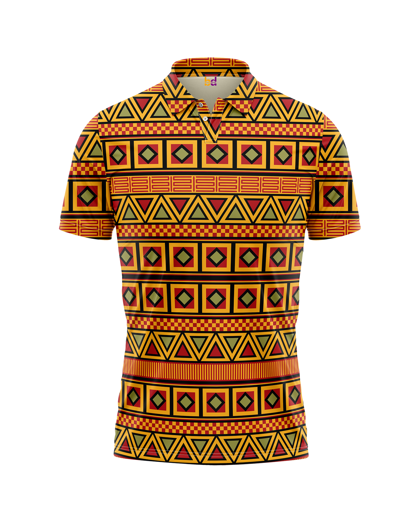 African Pattern Polo