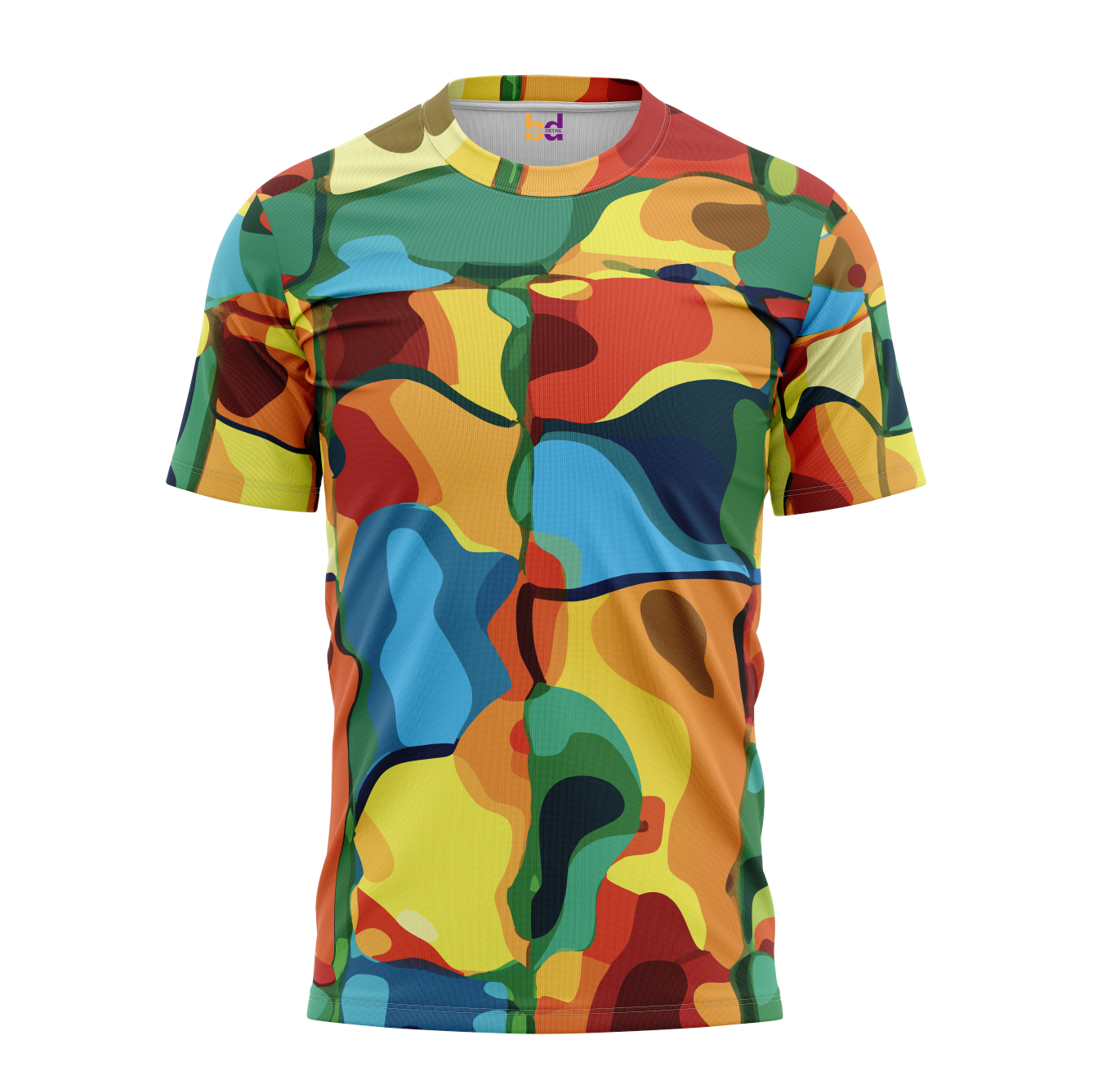 Colorful Abstract Pattern T-Shirt