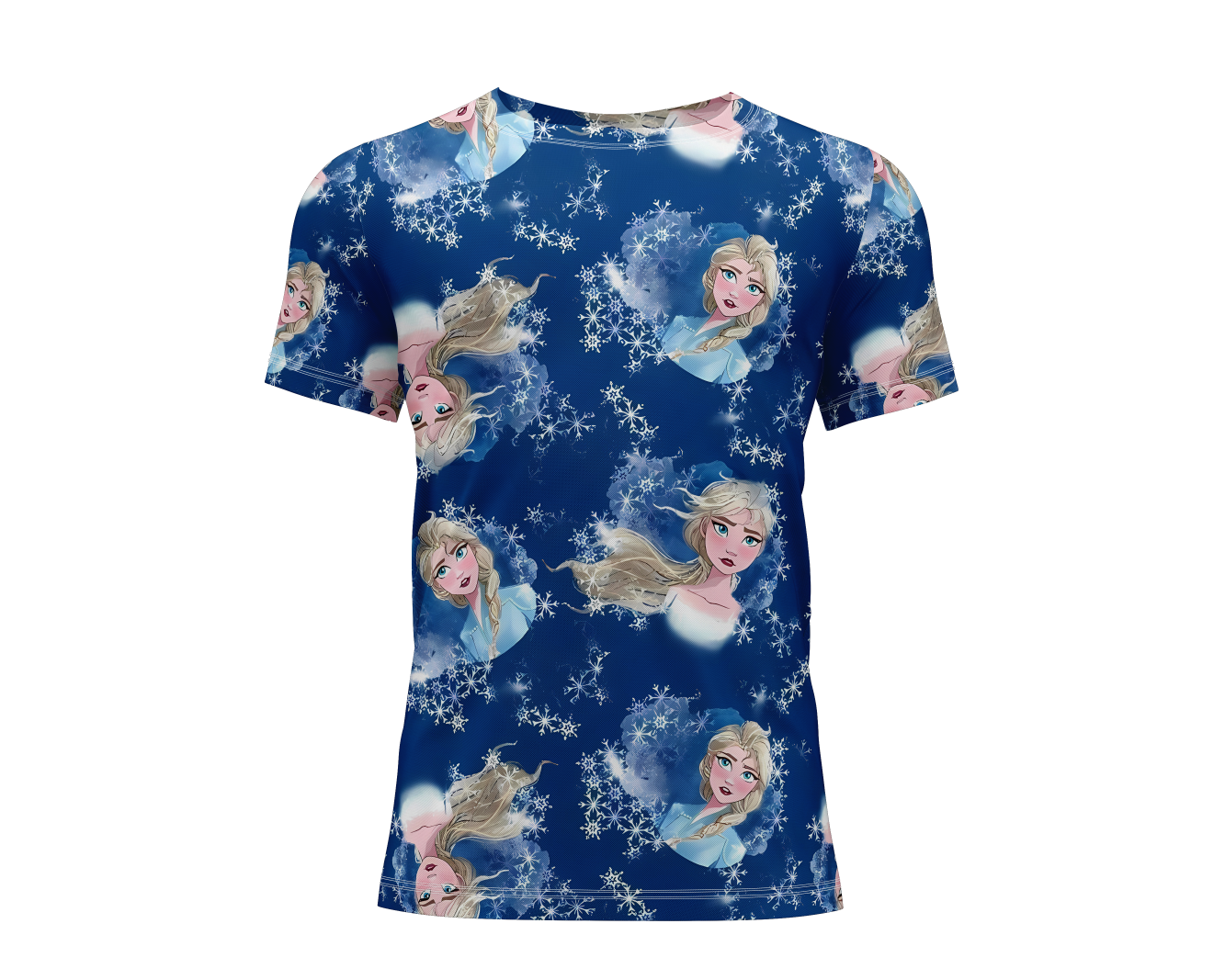 Elsa Frozen Pattern Kids T-Shirt