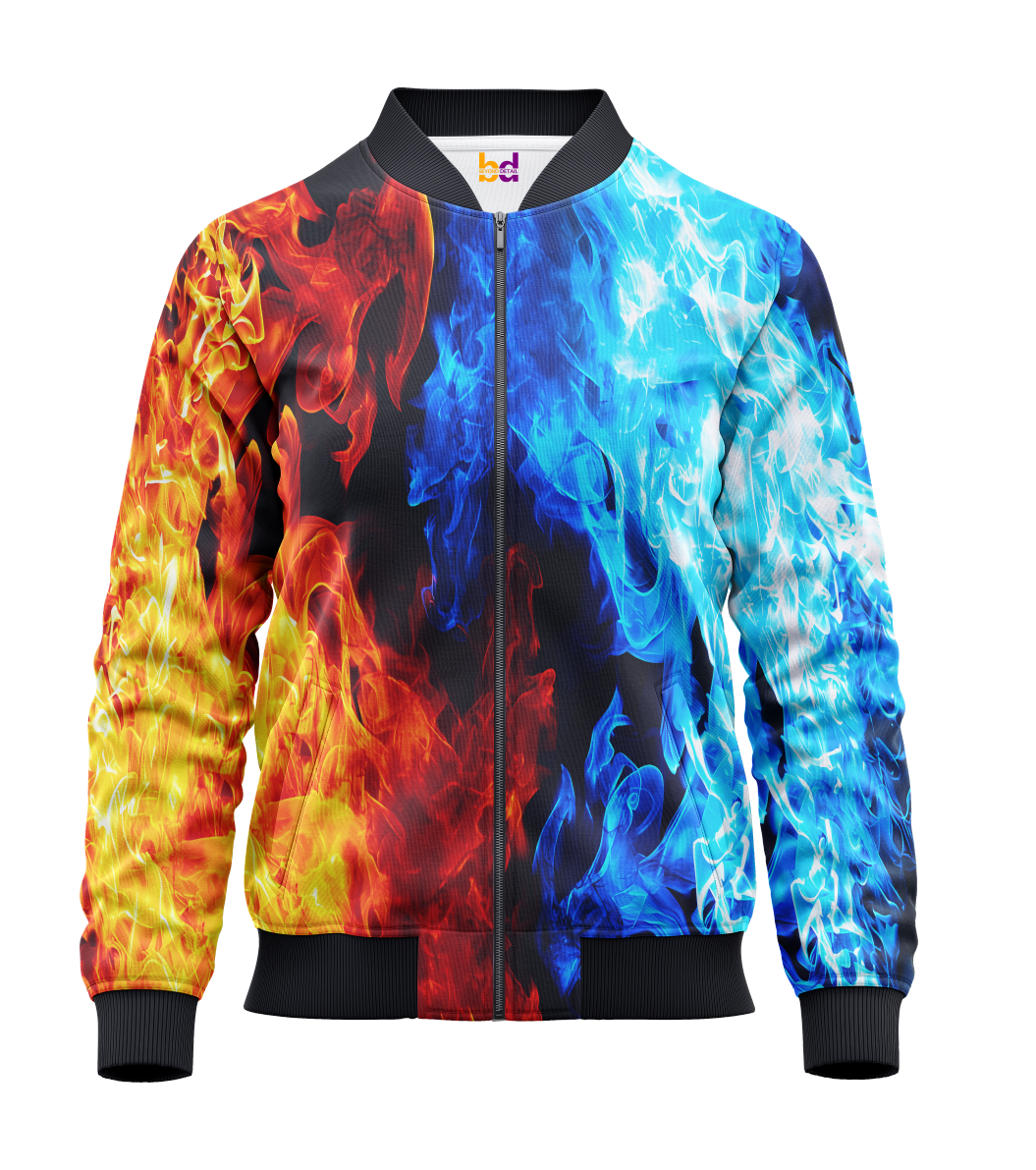 Flame Bomber Jacket