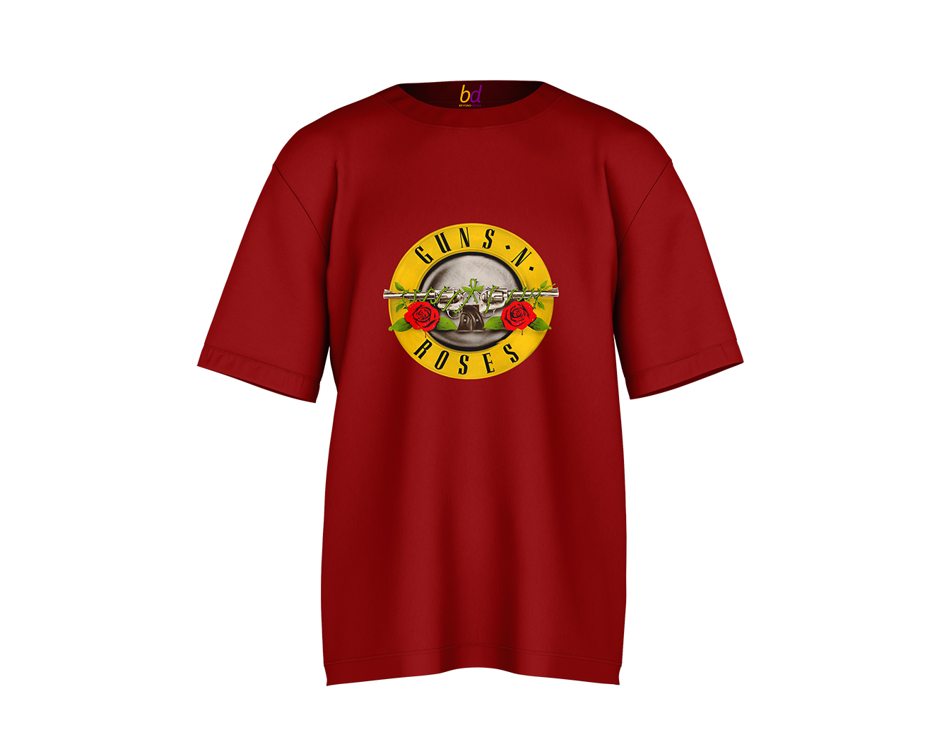 Guns and Roses Drop Shoulder