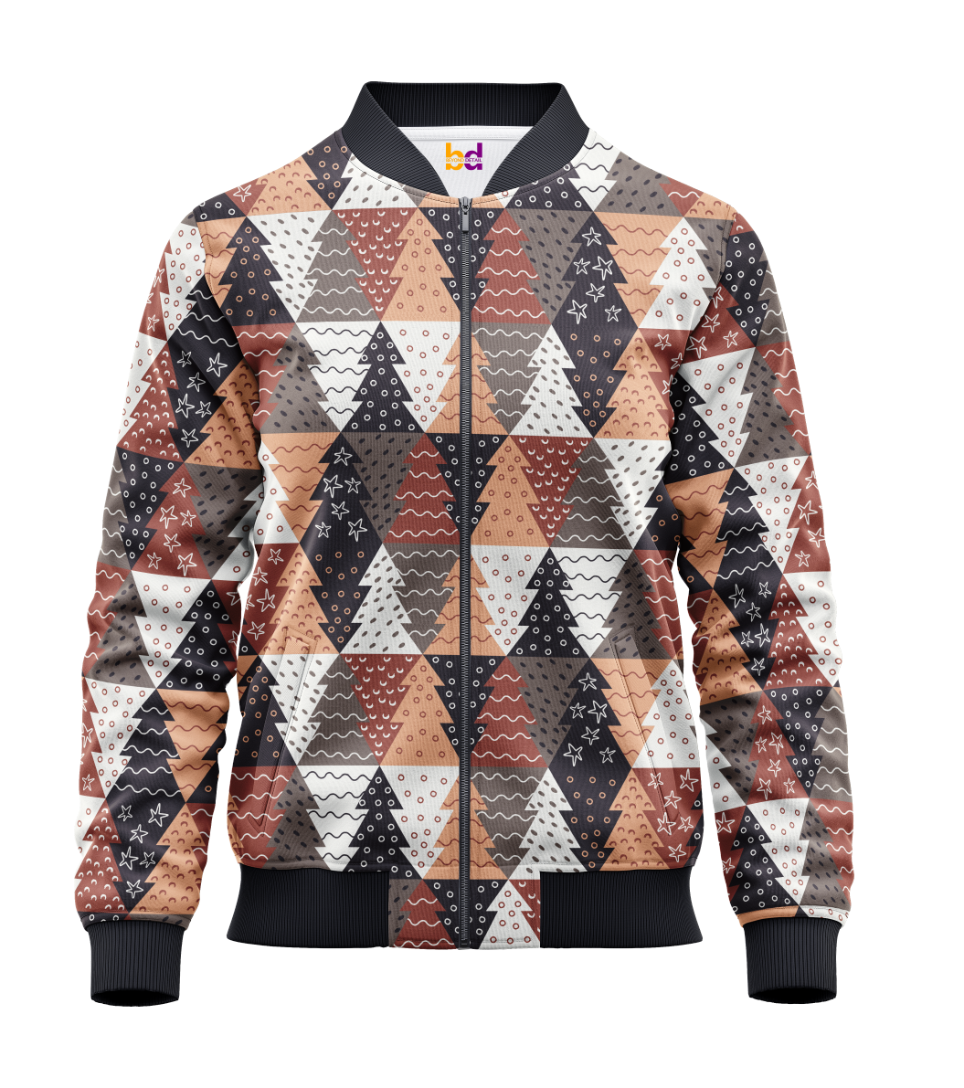 Murree Pine Trees Bomber Jacket