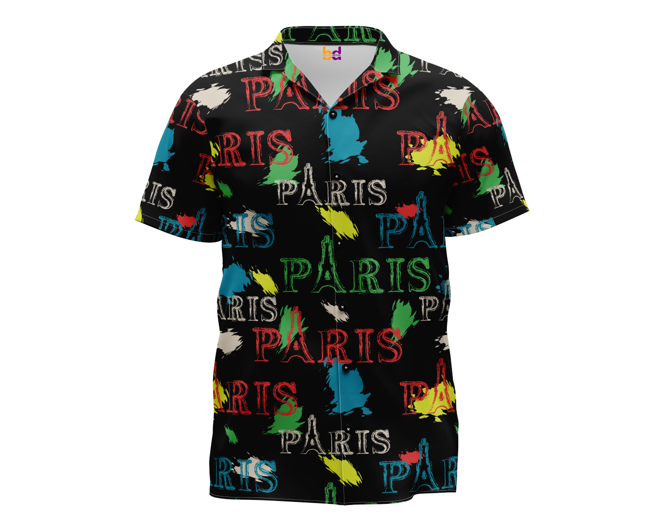 Paris Hawaiian Shirt
