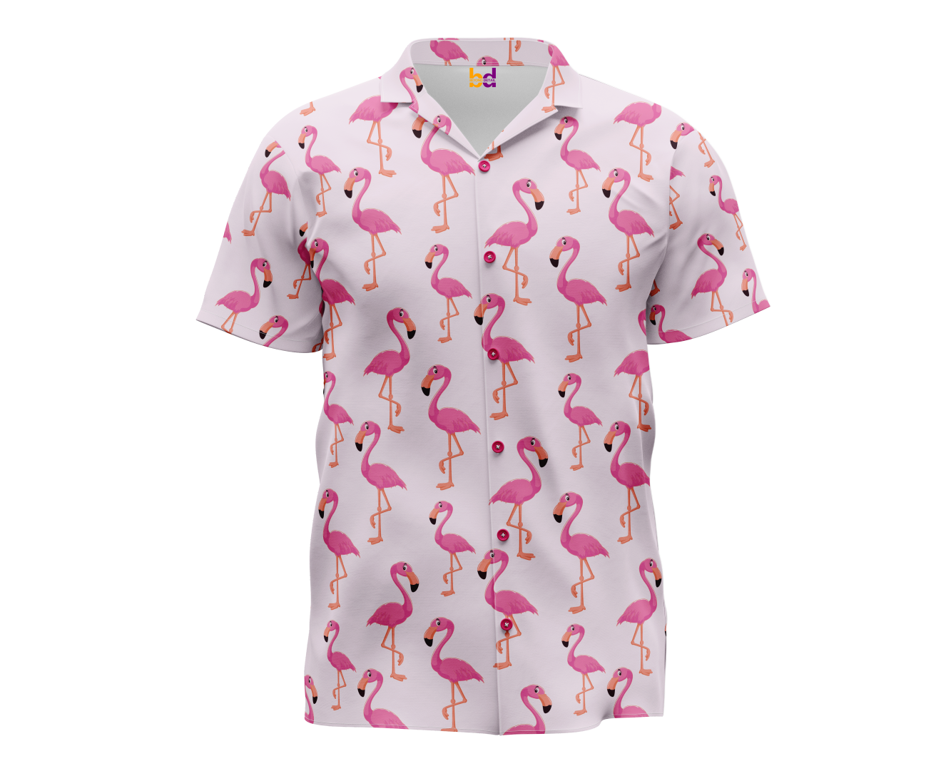 Real Flamingo Hawaiian Shirt