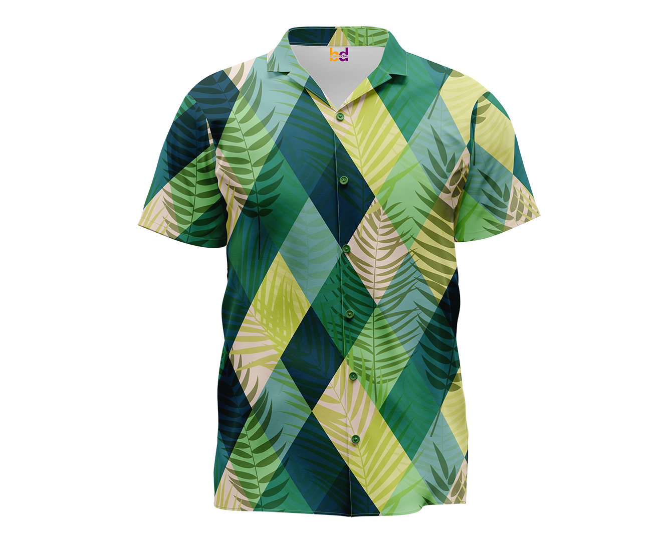 Tri Palm Hawaiian Shirt