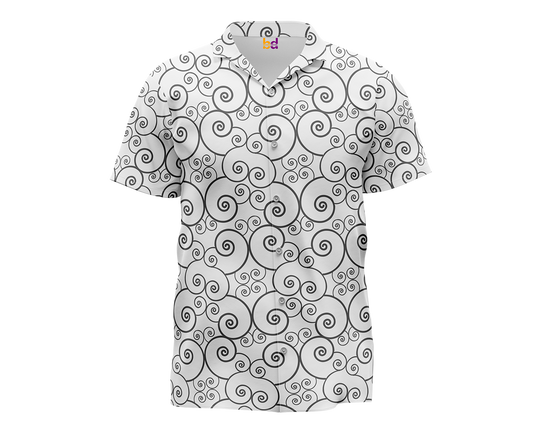 Abstract Floral Hawaiian Shirt