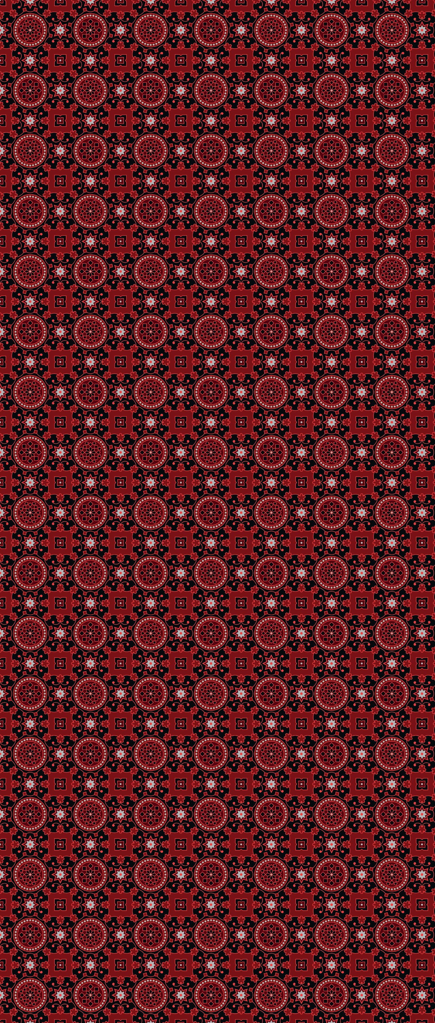 Ajrak Maroon