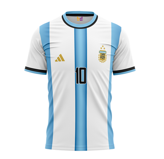 Argentina Home Messi World Cup Jersey
