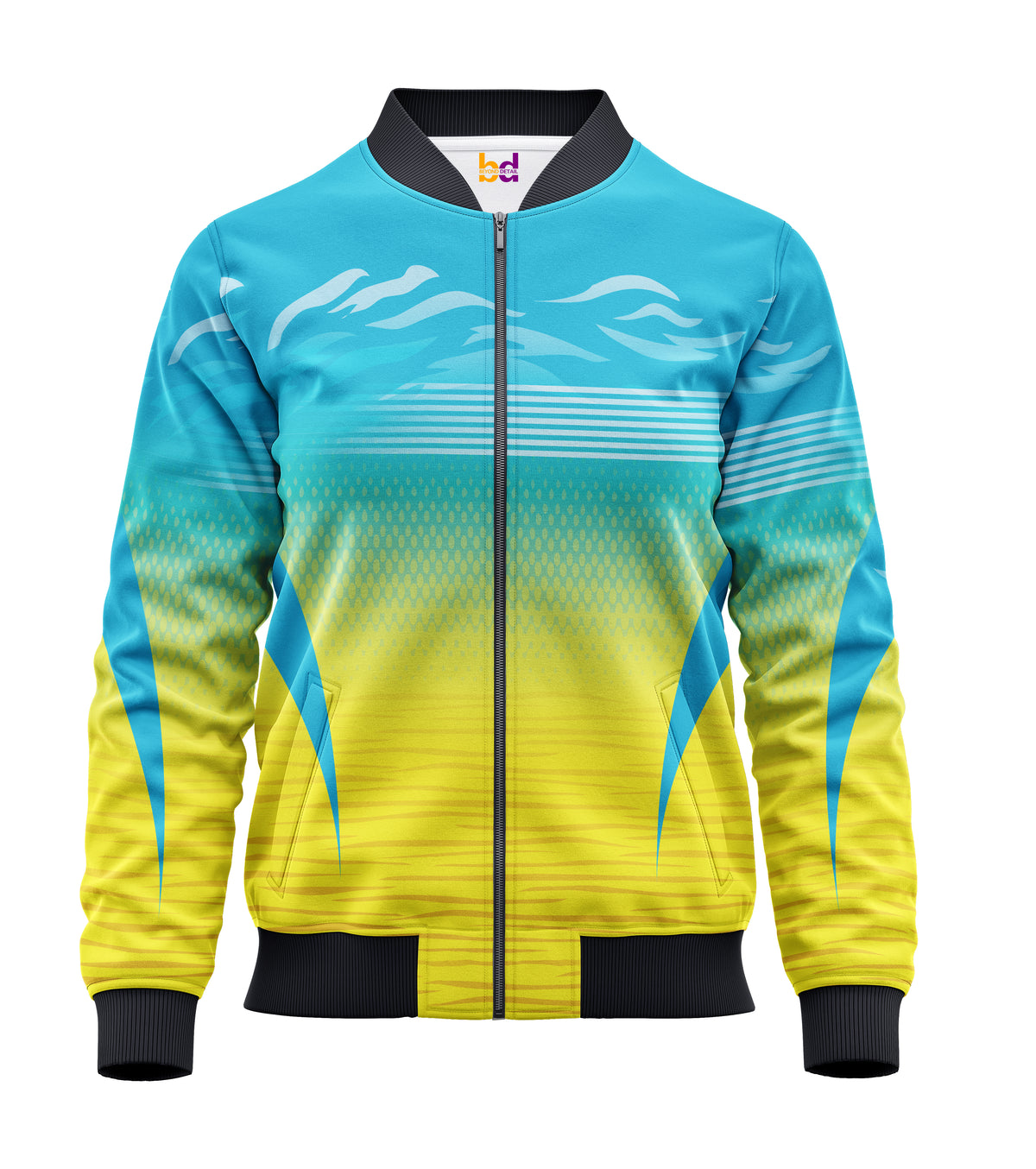Beach Bomber Jacket — all-over print, view 3