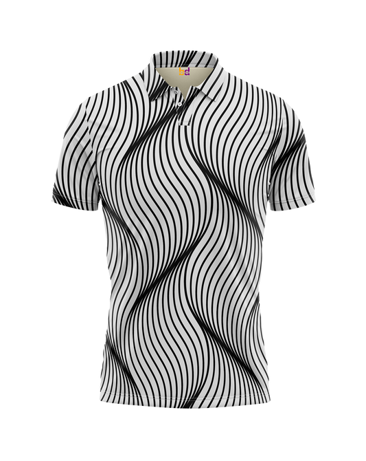 Black Waves Polo