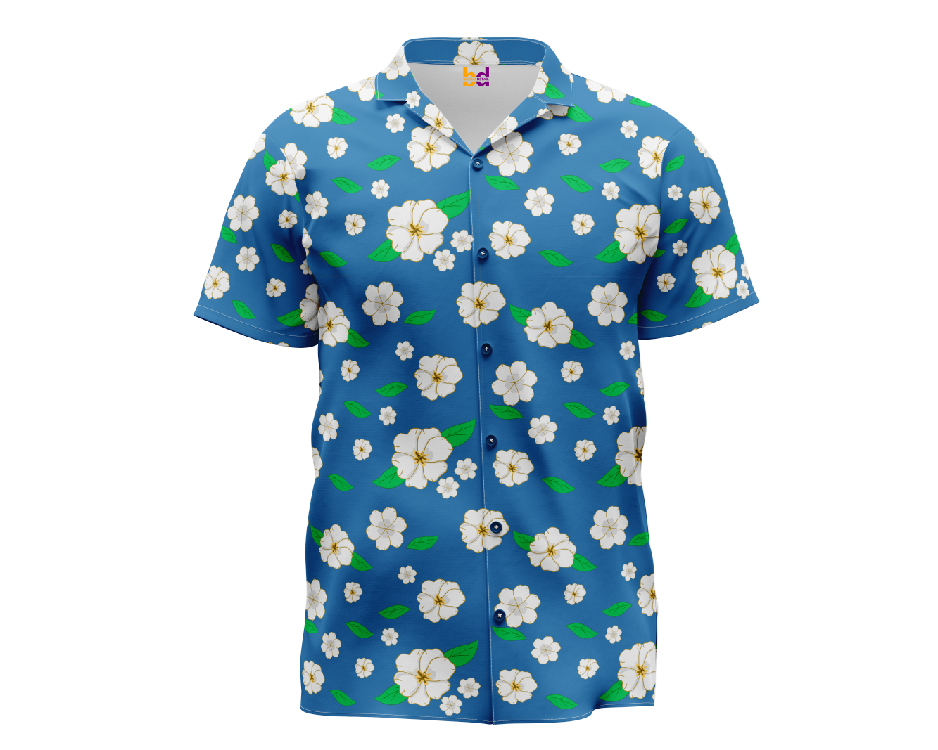 Blooming Jasmine Hawaiian Shirt