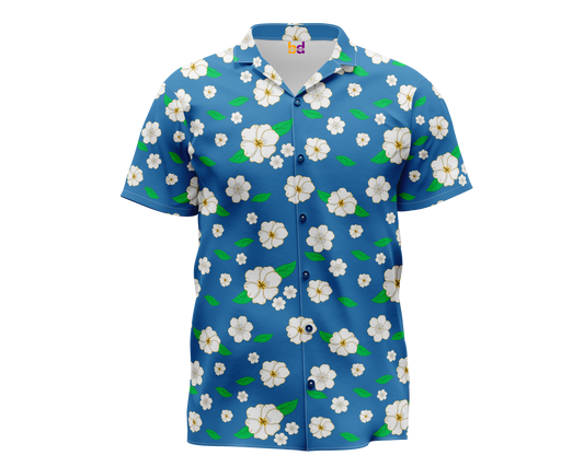 Blooming Jasmine Hawaiian Shirt