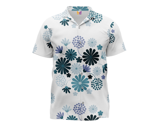 Blue Spring Hawaiian Shirt