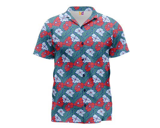 Bold Floral Hawaiian Shirt