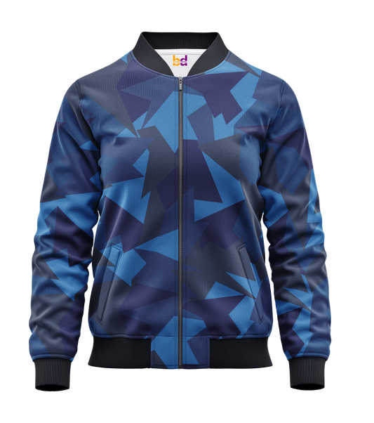 Boys Blue Bomber Jacket