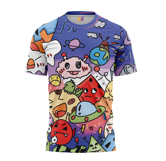 Cartoon in space T-Shirt