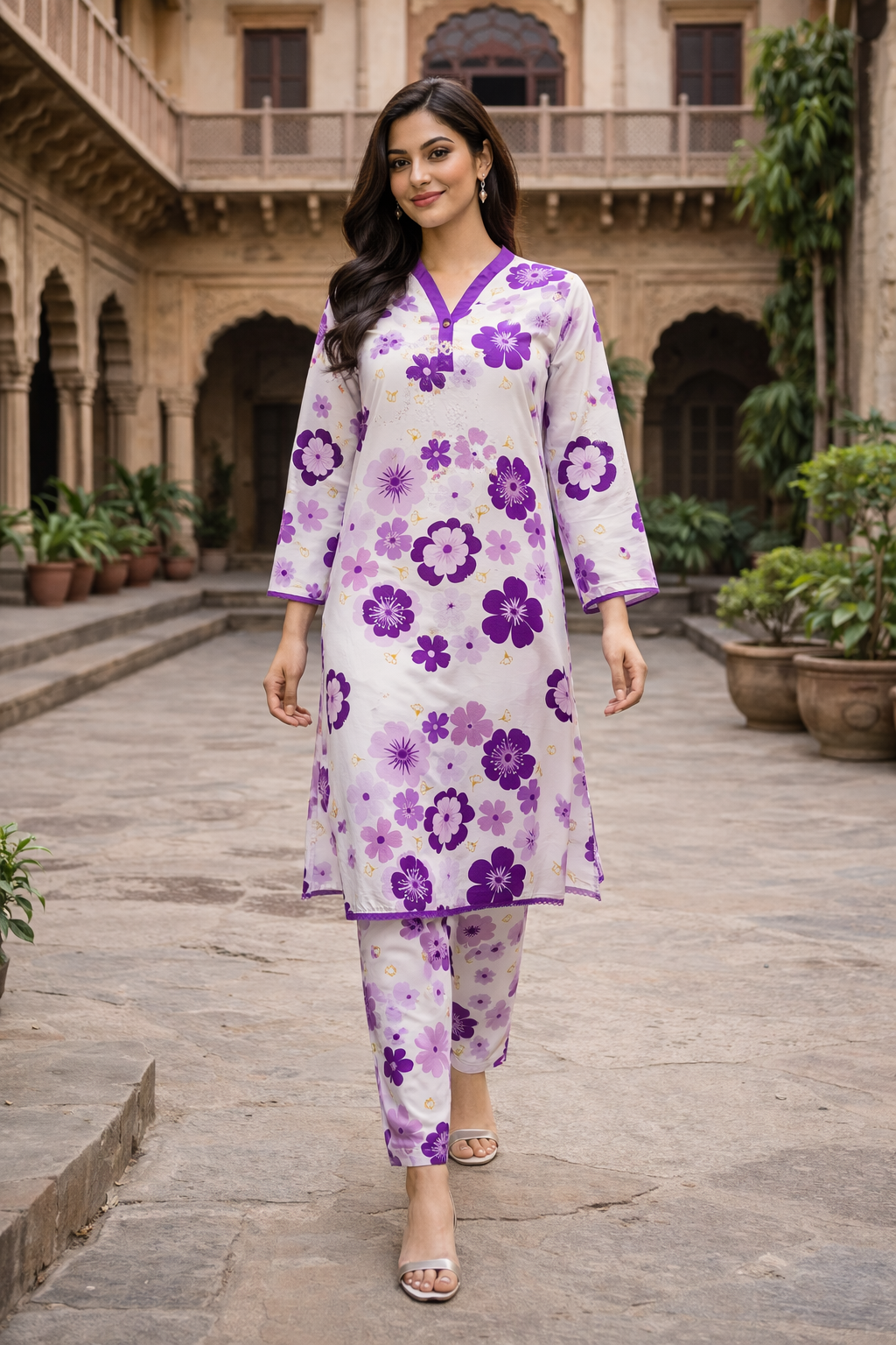 Violet Daisy 2 Piece Ladies Suit