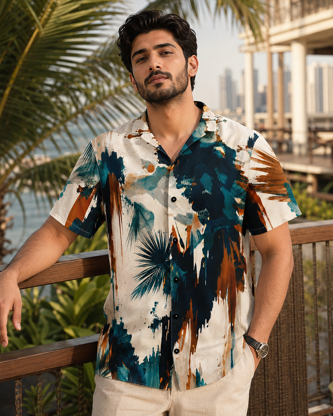 Abstract Island Art Hawaiian Shirt