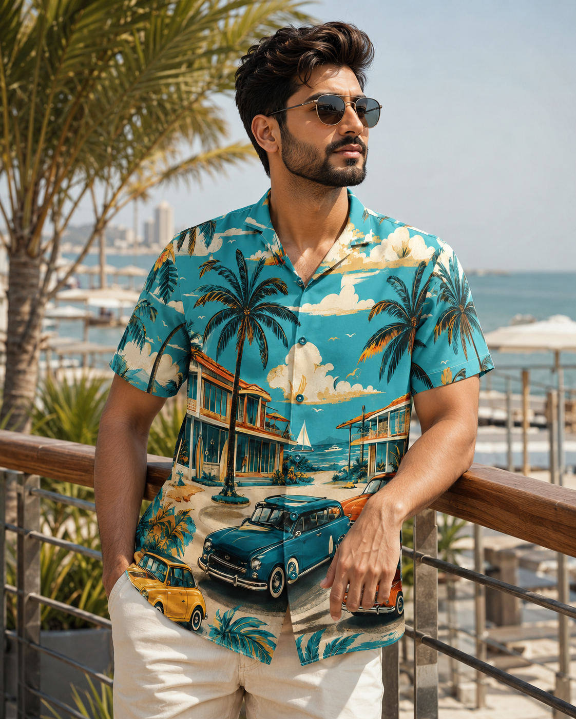 Retro Resort Vibe Hawaiian Shirt