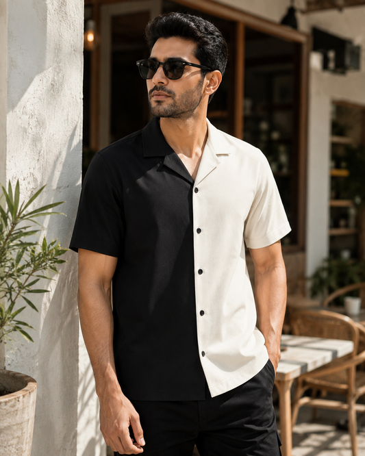 Black & Cream Hawaiian Style – Hand Crafted