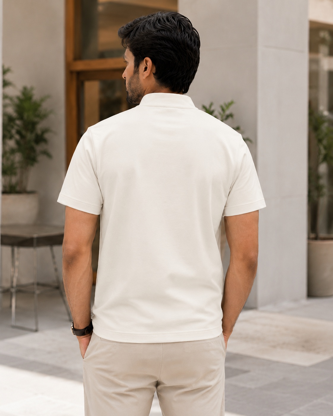 Quarter Zip Cream – Hand Crafted