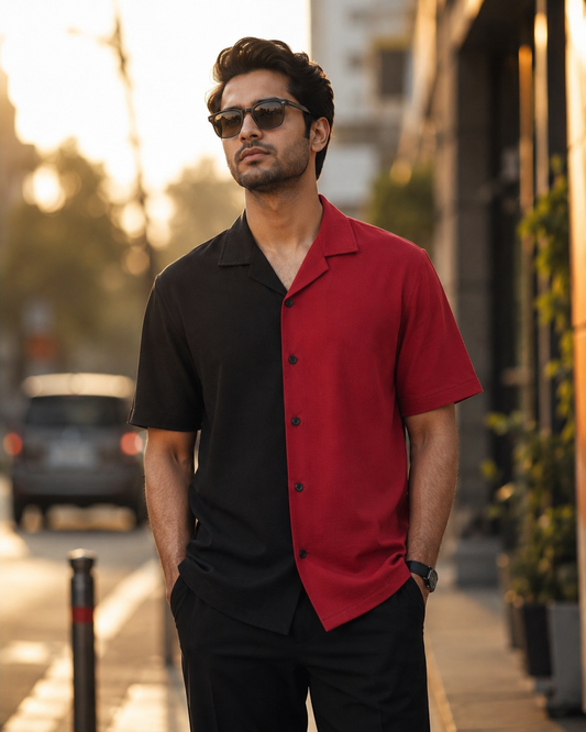 Black & Maroon - Hand Crafted
