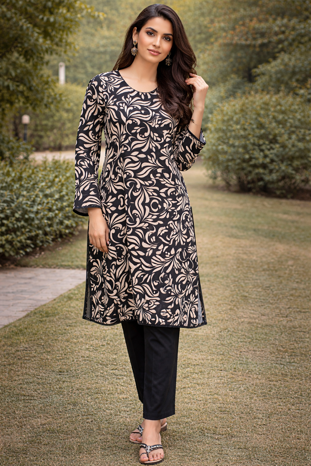 Golden Leaf 2 Piece Ladies Suit