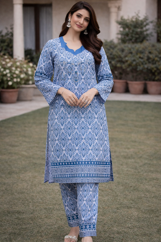 Antique Arabesque 2 Piece Ladies Suit