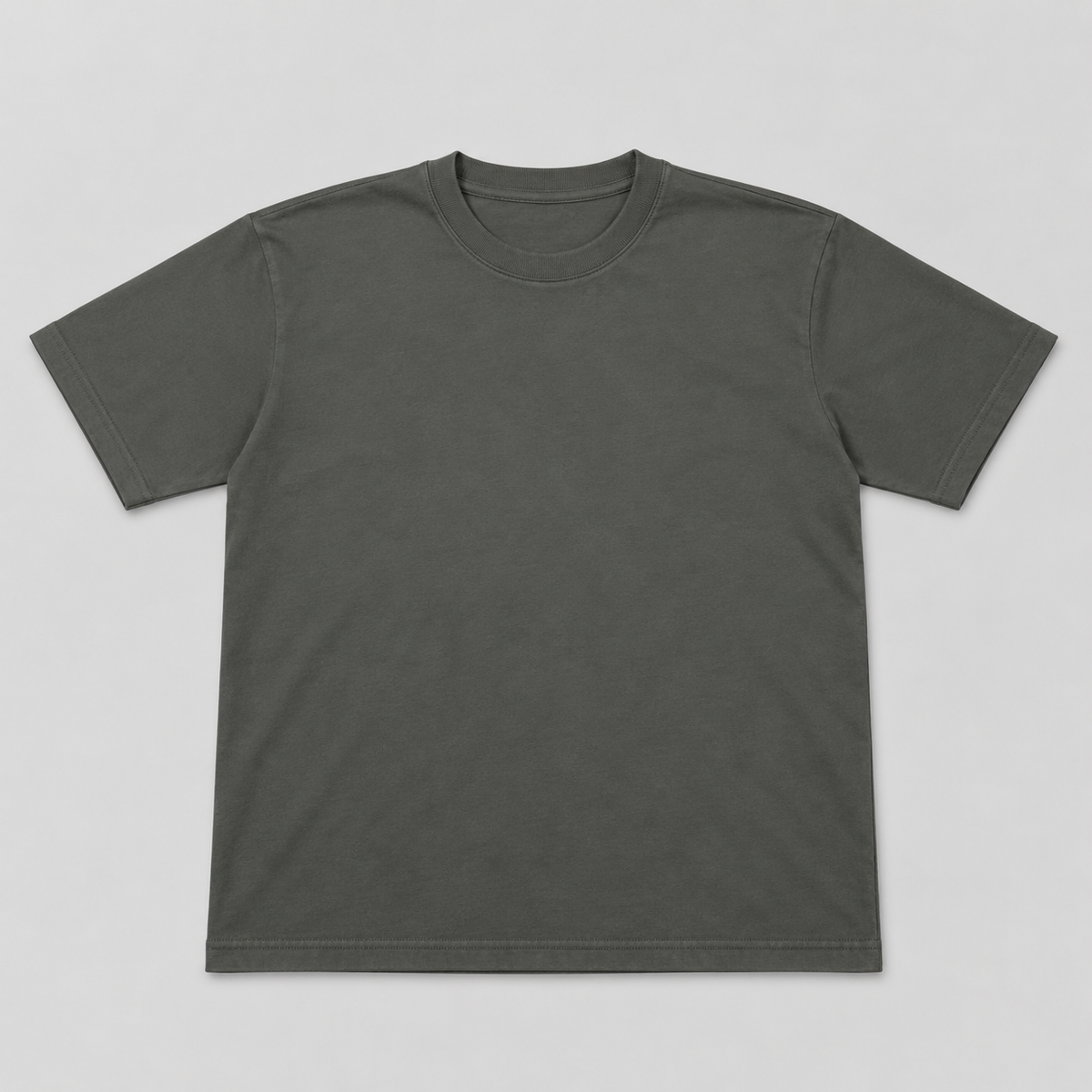 Crew Neck Grey - Hand Crafted