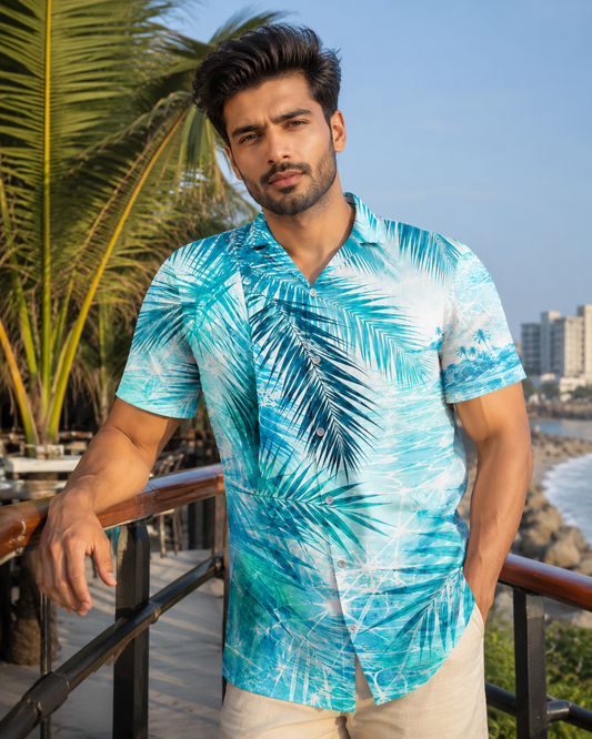 Ocean Leaves Hawaiian Shirt