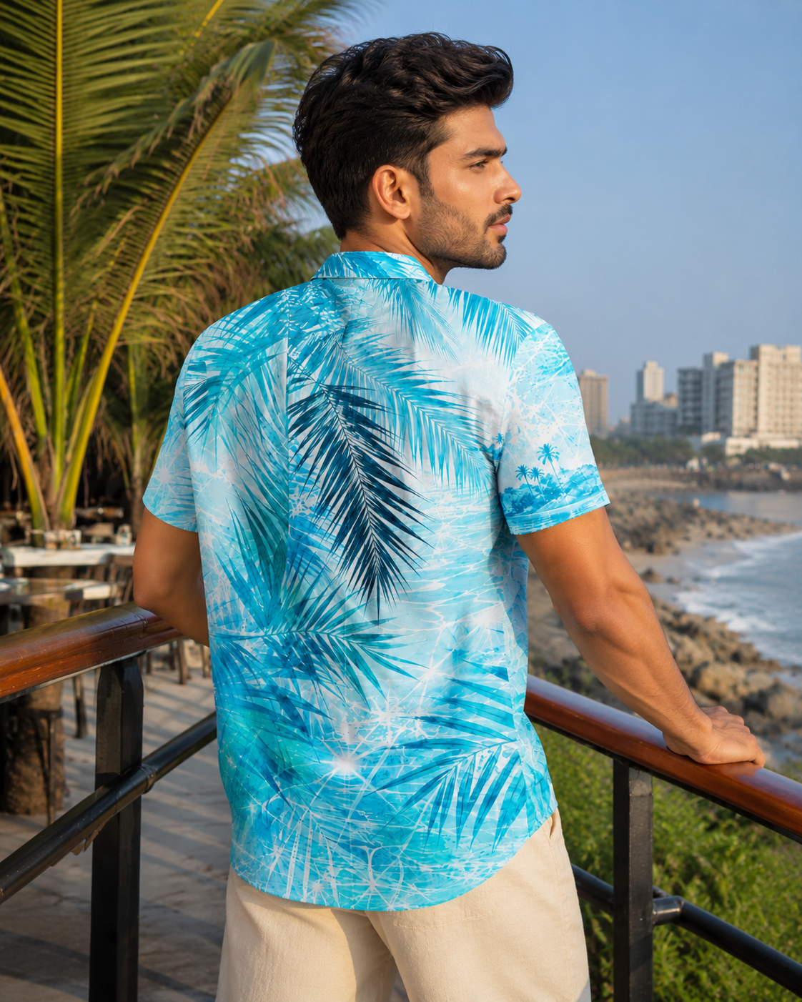 Ocean Leaves Hawaiian Shirt