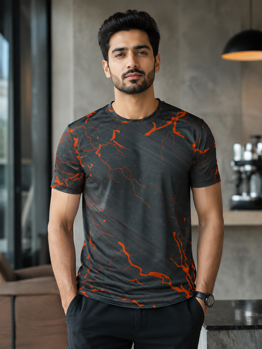 Red Black Lighting T-Shirt