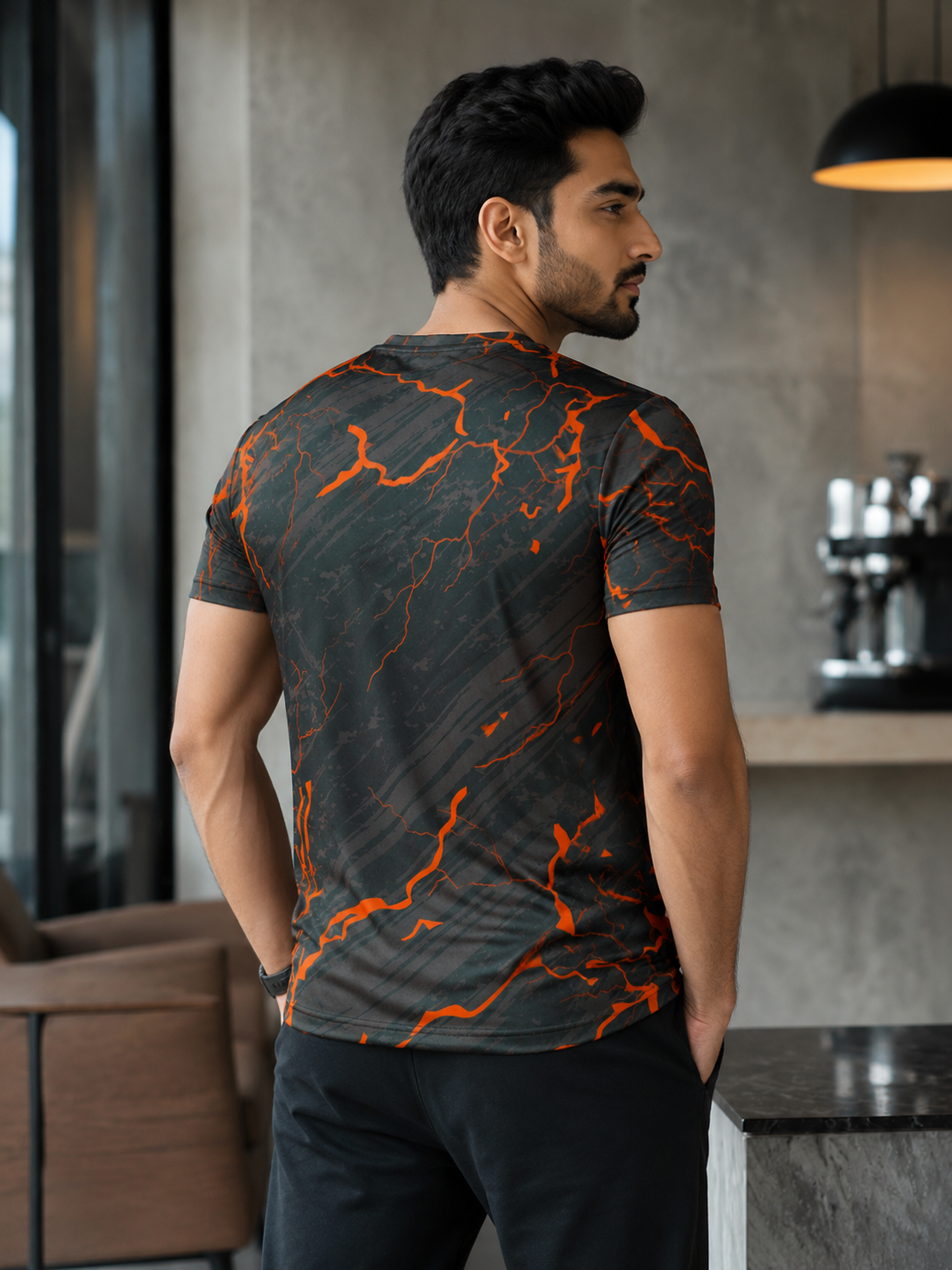 Red Black Lighting T-Shirt