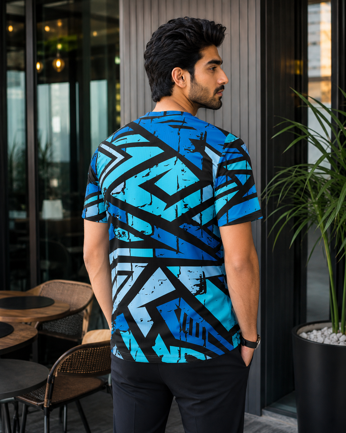Textured Stripes T-Shirt