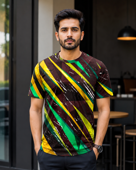 Stripes Sports T-Shirt