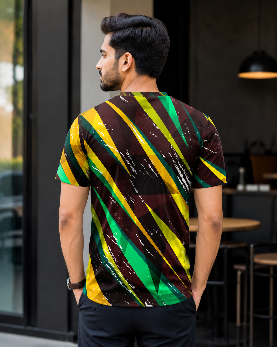 Stripes Sports T-Shirt