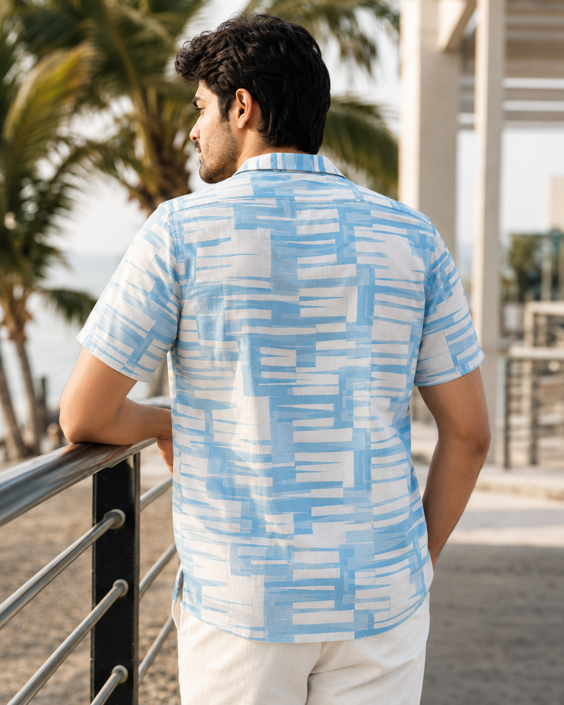Irregular Rectangle Hawaiian Shirt