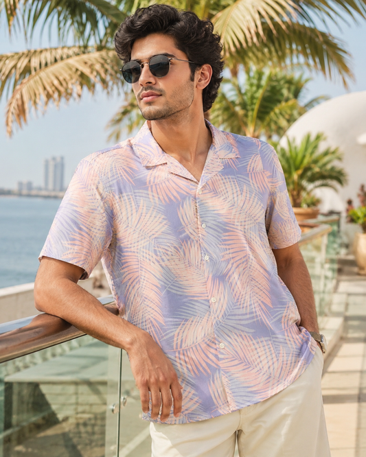 Palm Leaf Hawaiian Shirt