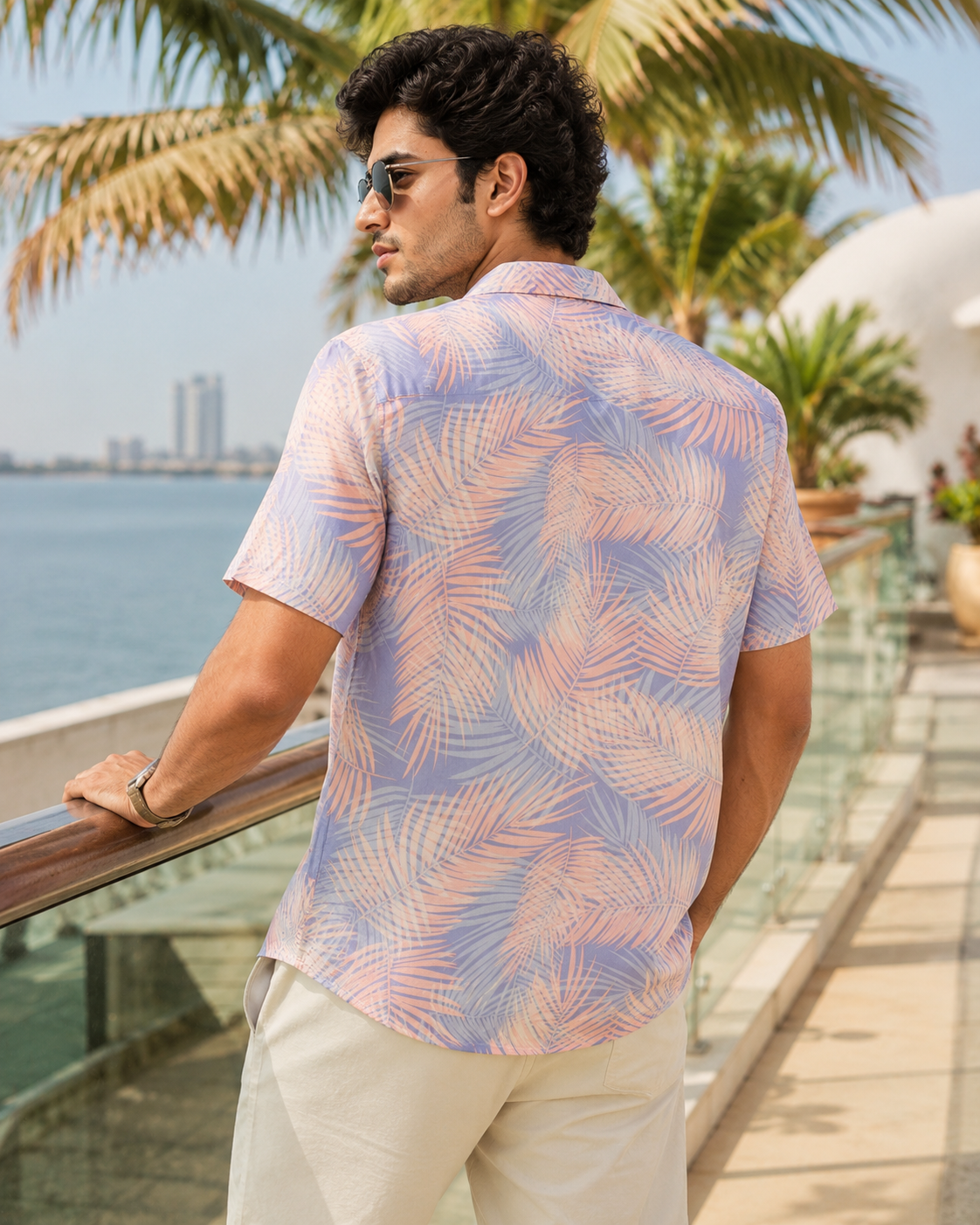 Palm Leaf Hawaiian Shirt
