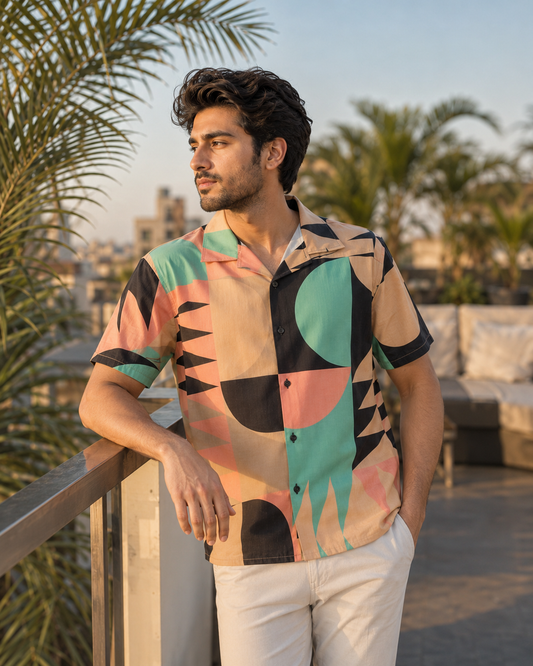 Abstract Shapes Hawaiian Shirt
