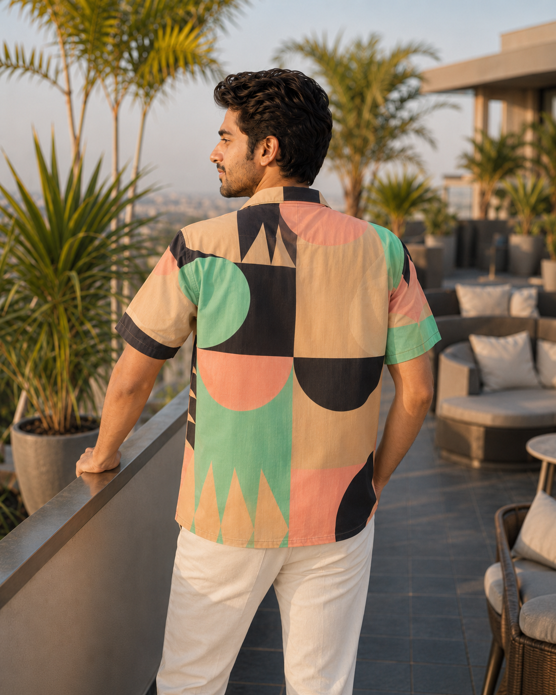 Abstract Shapes Hawaiian Shirt