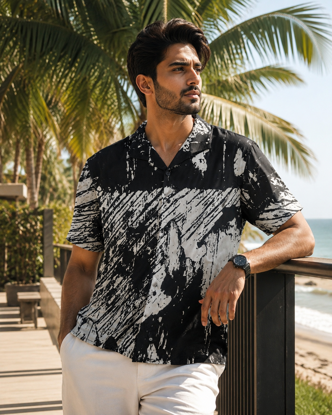 Distress Hawaiian Shirt