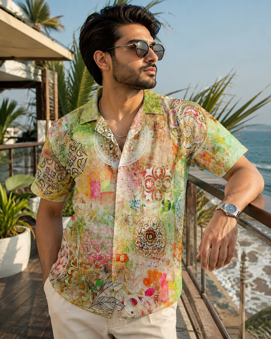 Digital Effect Hawaiian Shirt