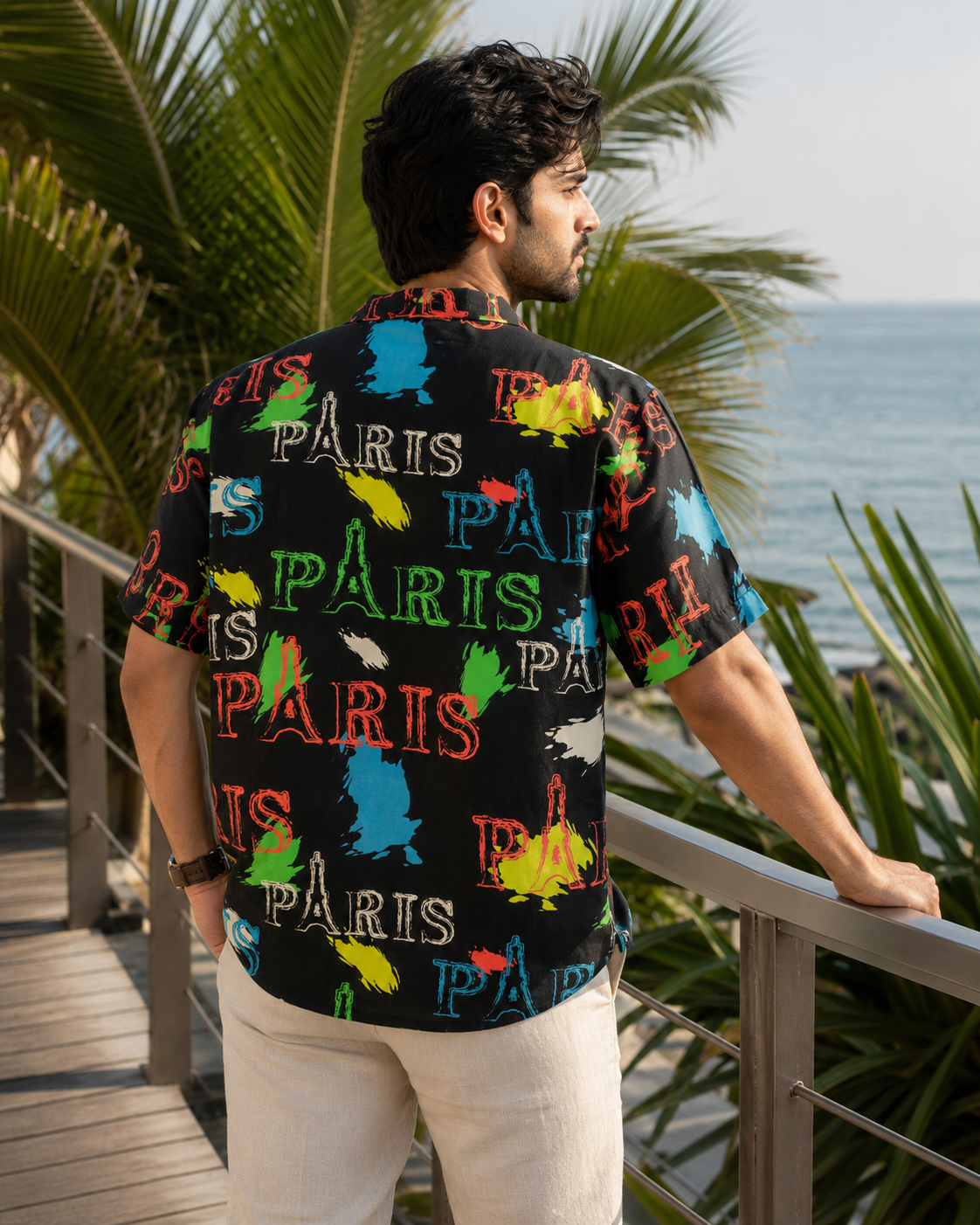 Paris Hawaiian Shirt