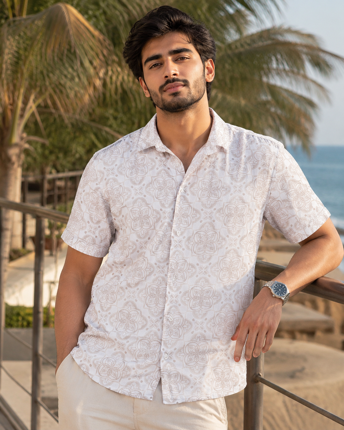 Botanical Ornament Hawaiian Shirt