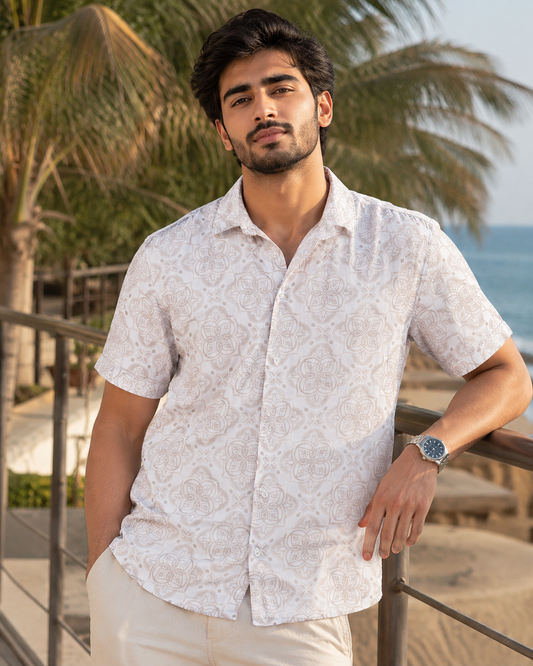 Botanical Ornament Hawaiian Shirt
