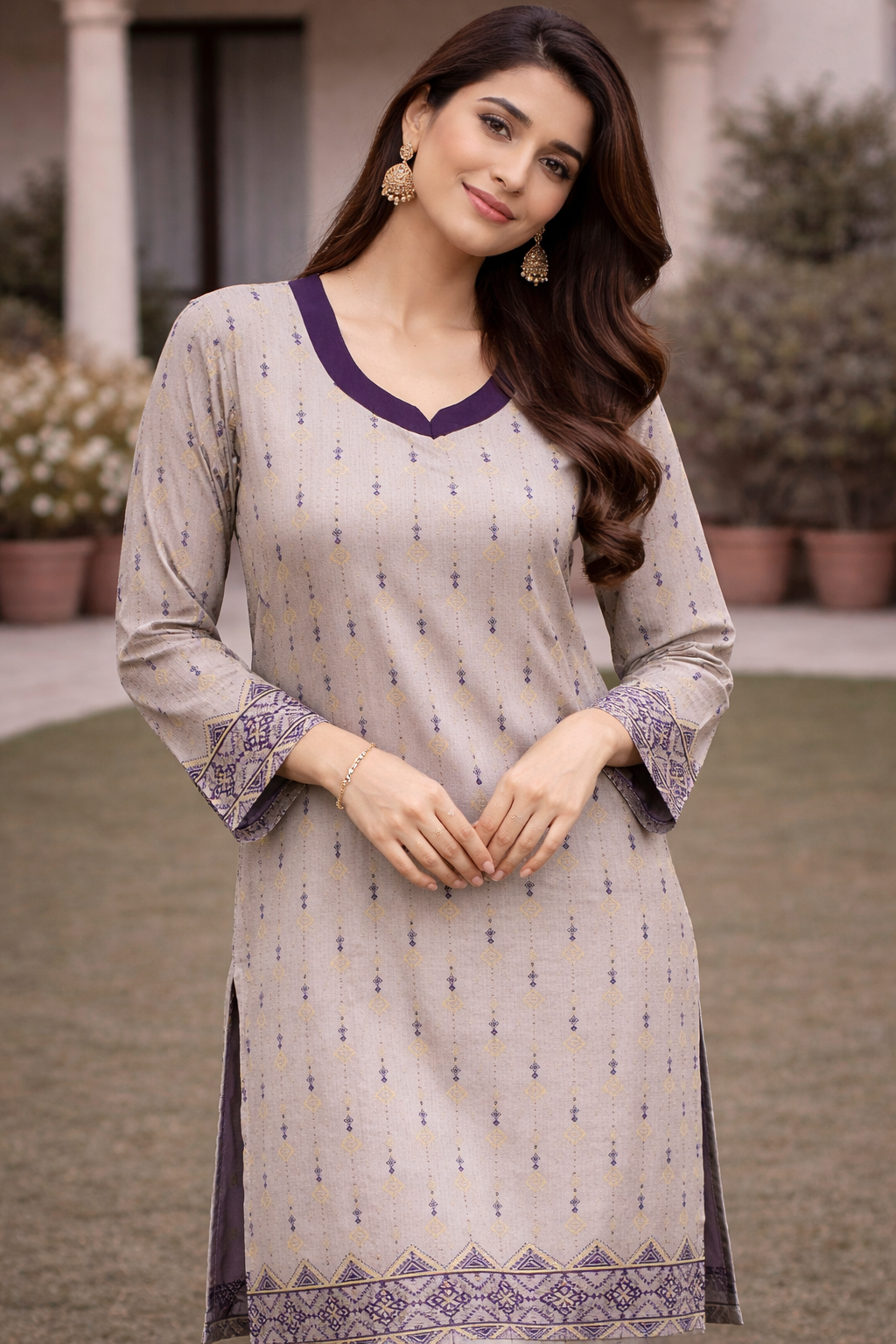 Modern Tribal 2 Piece Ladies Suit