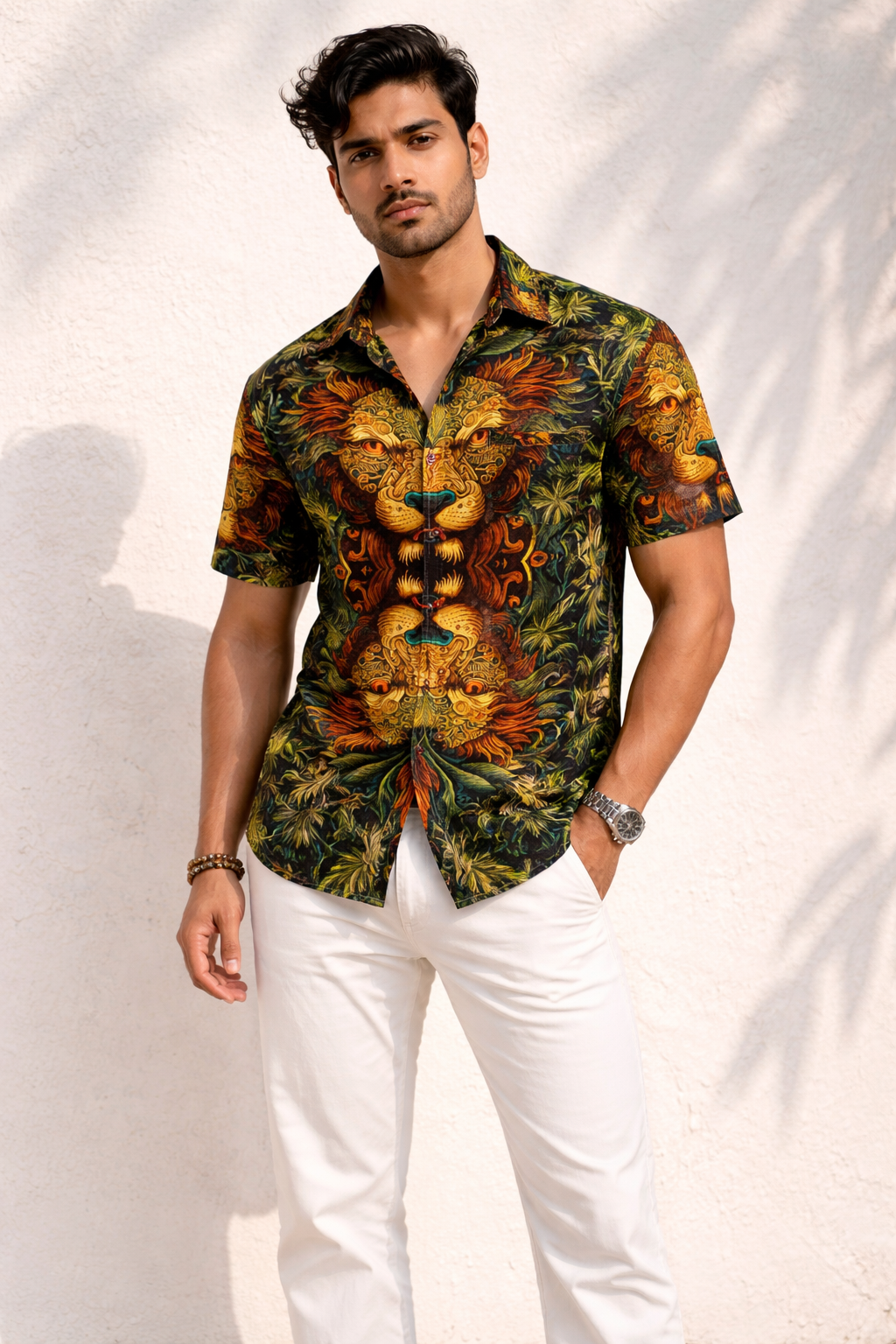 Lion Hawaiian Shirt 