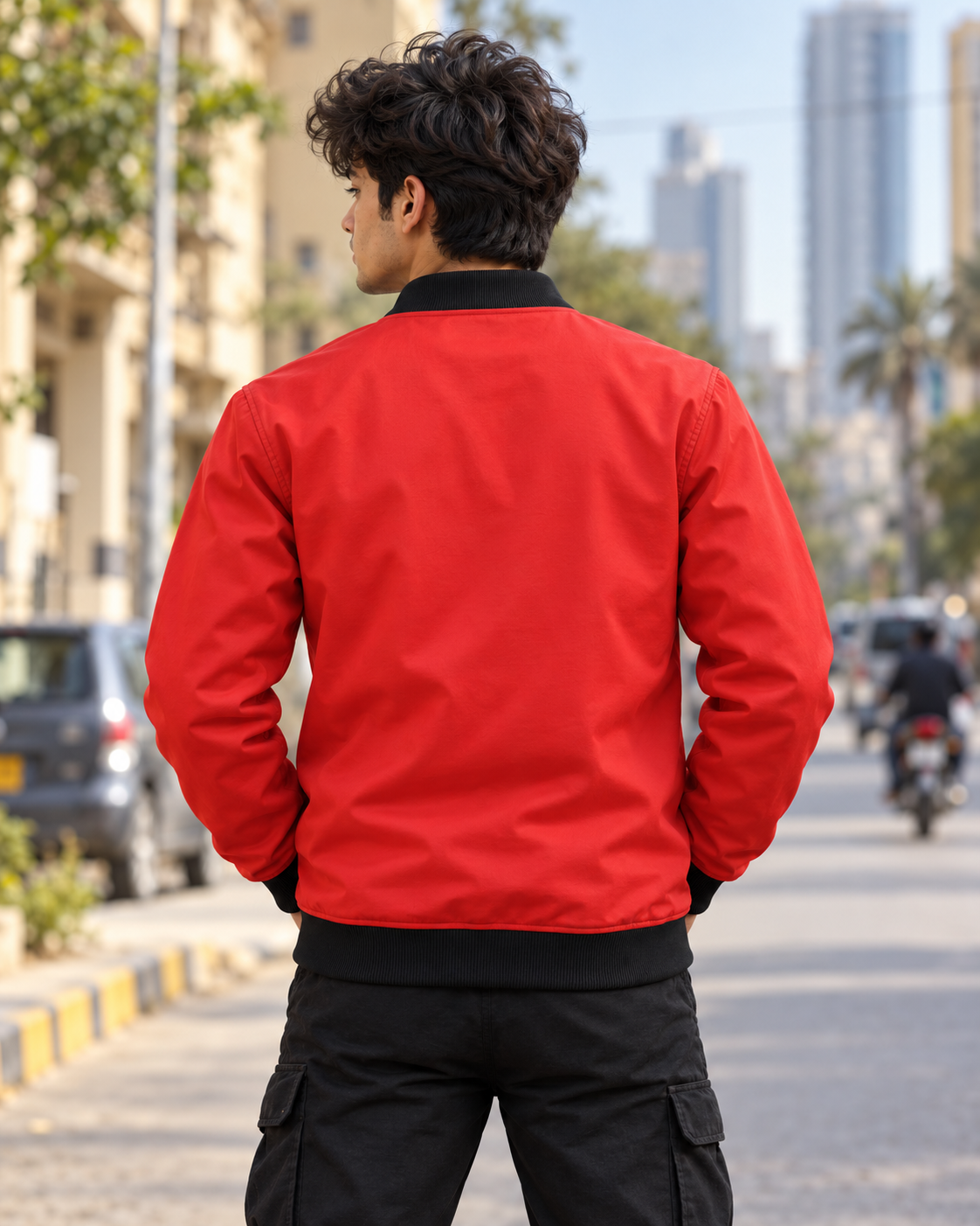 Ferrari Bomber Jacket — all-over print, view 2