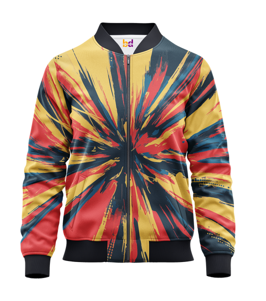 Colorful Brushes Bomber Jacket